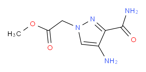 methyl 2-(4-amino-3-carbamoyl-1H-pyrazol-1-yl)acetate