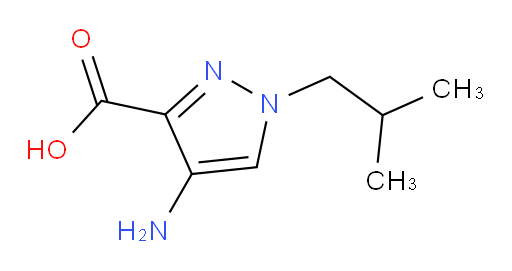 4-amino-1-(2-methylpropyl)-1H-pyrazole-3-carboxylic acid