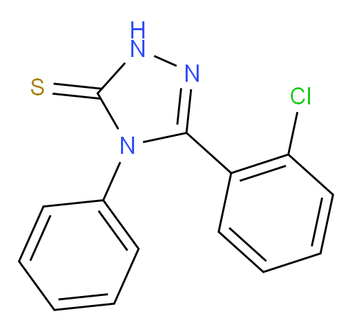 3-(2-chlorophenyl)-4-phenyl-4,5-dihydro-1H-1,2,4-triazole-5-thione