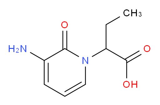 2-(3-amino-2-oxo-1,2-dihydropyridin-1-yl)butanoic acid