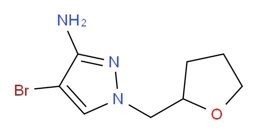 4-bromo-1-[(oxolan-2-yl)methyl]-1H-pyrazol-3-amine
