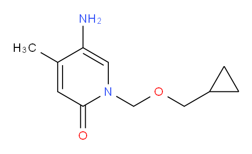5-amino-1-[(cyclopropylmethoxy)methyl]-4-methyl-1,2-dihydropyridin-2-one