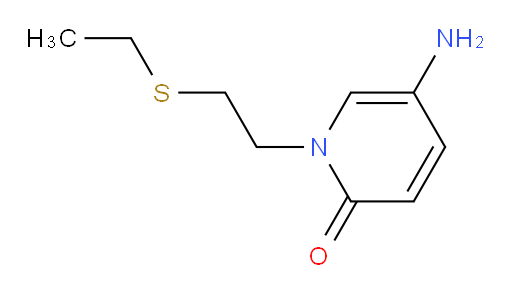 5-amino-1-[2-(ethylsulfanyl)ethyl]-1,2-dihydropyridin-2-one