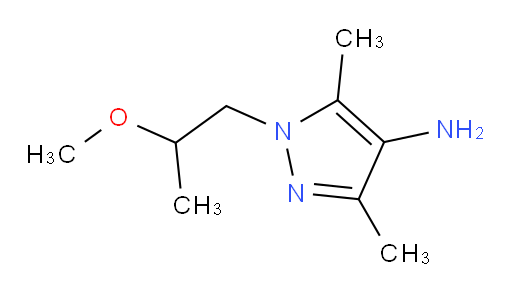 1-(2-methoxypropyl)-3,5-dimethyl-1H-pyrazol-4-amine