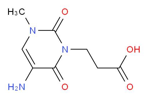 3-(5-amino-3-methyl-2,6-dioxo-1,2,3,6-tetrahydropyrimidin-1-yl)propanoic acid
