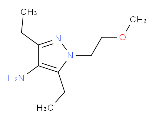 3,5-diethyl-1-(2-methoxyethyl)-1H-pyrazol-4-amine
