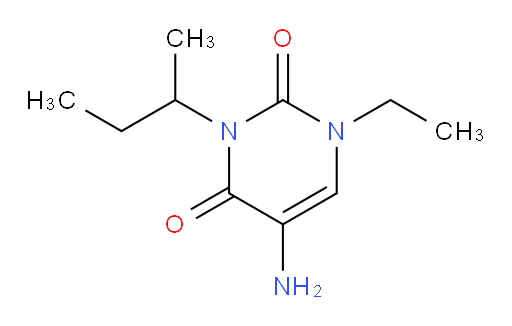 5-amino-3-(butan-2-yl)-1-ethyl-1,2,3,4-tetrahydropyrimidine-2,4-dione