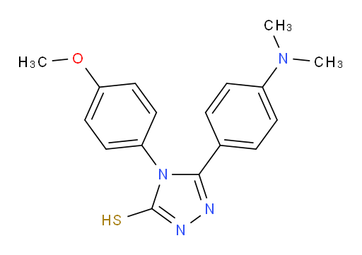 5-[4-(dimethylamino)phenyl]-4-(4-methoxyphenyl)-4H-1,2,4-triazole-3-thiol