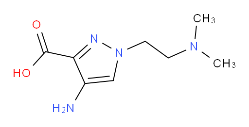4-amino-1-[2-(dimethylamino)ethyl]-1H-pyrazole-3-carboxylic acid