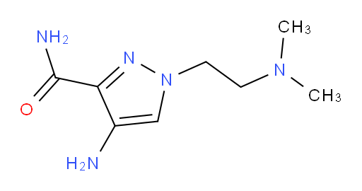 4-amino-1-[2-(dimethylamino)ethyl]-1H-pyrazole-3-carboxamide