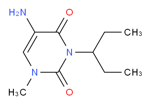 5-amino-1-methyl-3-(pentan-3-yl)-1,2,3,4-tetrahydropyrimidine-2,4-dione