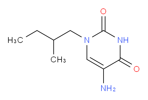5-amino-1-(2-methylbutyl)-1,2,3,4-tetrahydropyrimidine-2,4-dione