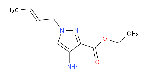 ethyl 4-amino-1-(but-2-en-1-yl)-1H-pyrazole-3-carboxylate