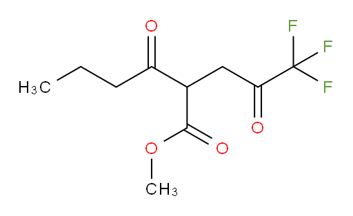 methyl 3-oxo-2-(3,3,3-trifluoro-2-oxopropyl)hexanoate