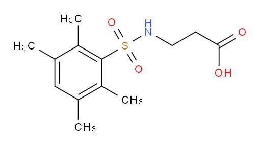 3-(2,3,5,6-tetramethylbenzenesulfonamido)propanoic acid