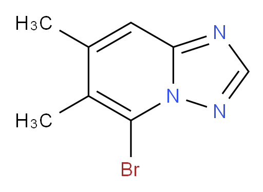 5-bromo-6,7-dimethyl-[1,2,4]triazolo[1,5-a]pyridine