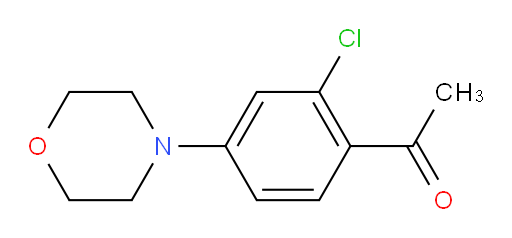 1-[2-chloro-4-(morpholin-4-yl)phenyl]ethan-1-one