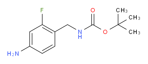 tert-butyl N-[(4-amino-2-fluorophenyl)methyl]carbamate