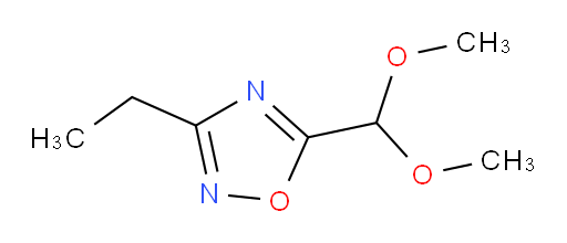 5-(dimethoxymethyl)-3-ethyl-1,2,4-oxadiazole
