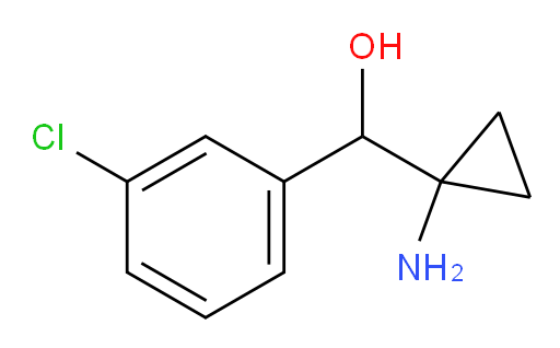 (1-aminocyclopropyl)(3-chlorophenyl)methanol