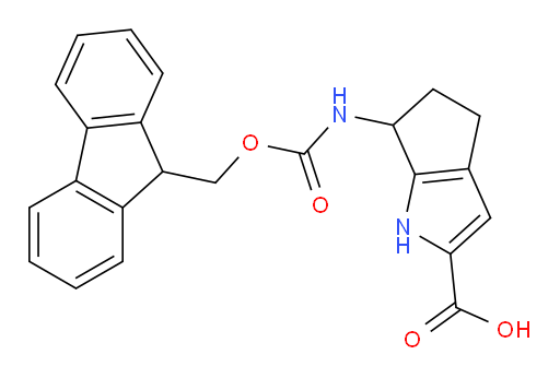 6-({[(9H-fluoren-9-yl)methoxy]carbonyl}amino)-1H,4H,5H,6H-cyclopenta[b]pyrrole-2-carboxylic acid