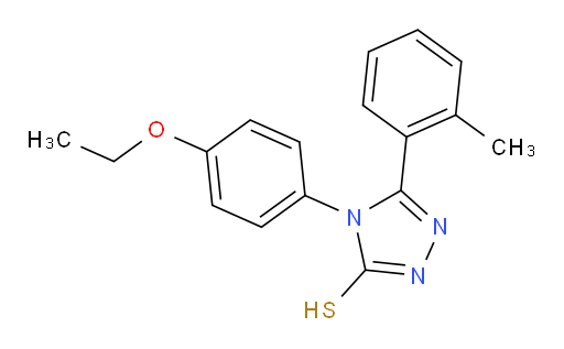 4-(4-ethoxyphenyl)-5-(2-methylphenyl)-4H-1,2,4-triazole-3-thiol