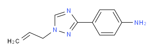 4-[1-(prop-2-en-1-yl)-1H-1,2,4-triazol-3-yl]aniline