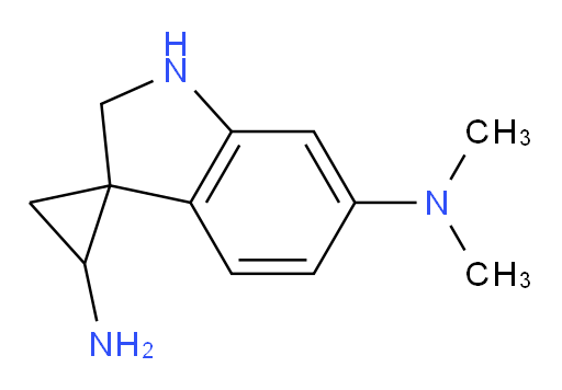 N6',N6'-dimethyl-1',2'-dihydrospiro[cyclopropane-1,3'-indole]-2,6'-diamine