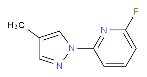 2-fluoro-6-(4-methyl-1H-pyrazol-1-yl)pyridine