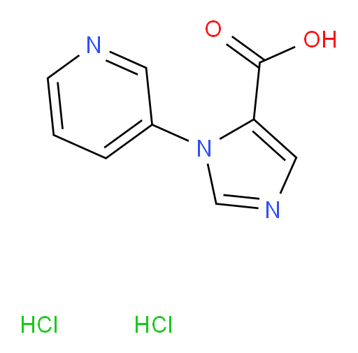 1-(pyridin-3-yl)-1H-imidazole-5-carboxylic acid dihydrochloride