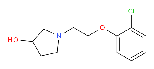 1-[2-(2-chlorophenoxy)ethyl]pyrrolidin-3-ol