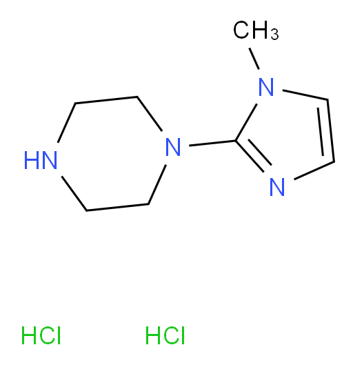 1-(1-methyl-1H-imidazol-2-yl)piperazine dihydrochloride