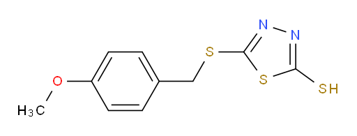 5-{[(4-methoxyphenyl)methyl]sulfanyl}-1,3,4-thiadiazole-2-thiol