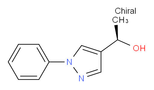 (1R)-1-(1-phenyl-1H-pyrazol-4-yl)ethan-1-ol