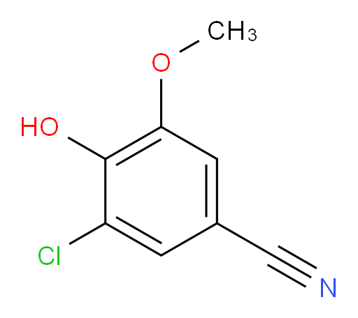 3-chloro-4-hydroxy-5-methoxybenzonitrile