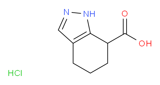 4,5,6,7-tetrahydro-1H-indazole-7-carboxylic acid hydrochloride