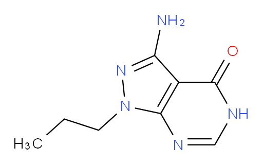3-amino-1-propyl-1H,4H,5H-pyrazolo[3,4-d]pyrimidin-4-one