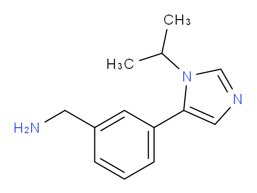 {3-[1-(propan-2-yl)-1H-imidazol-5-yl]phenyl}methanamine