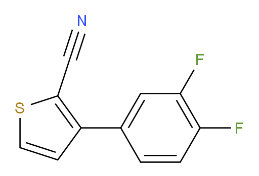 3-(3,4-difluorophenyl)thiophene-2-carbonitrile