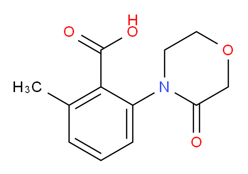 2-methyl-6-(3-oxomorpholin-4-yl)benzoic acid