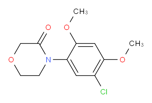 4-(5-chloro-2,4-dimethoxyphenyl)morpholin-3-one