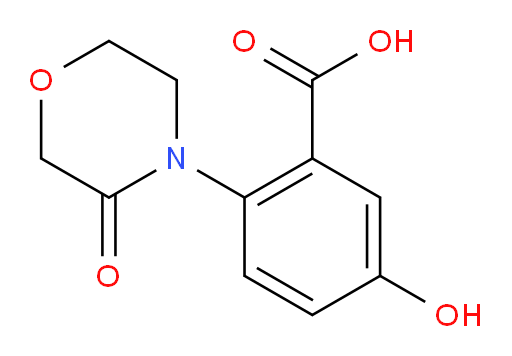 5-hydroxy-2-(3-oxomorpholin-4-yl)benzoic acid