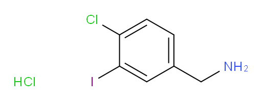 (4-chloro-3-iodophenyl)methanamine hydrochloride