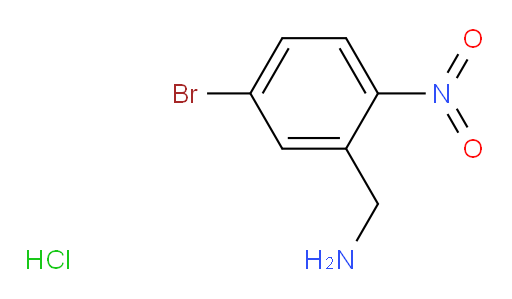 (5-bromo-2-nitrophenyl)methanamine hydrochloride