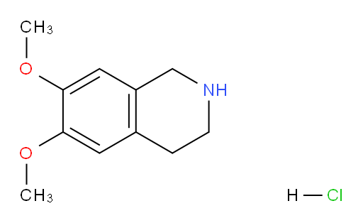 6,7-dimethoxy-1,2,3,4-tetrahydroisoquinoline hydrochloride