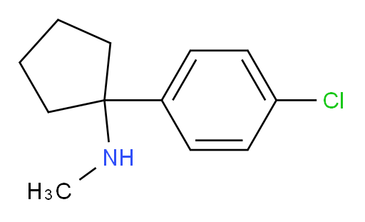 1-(4-chlorophenyl)-N-methylcyclopentanamine