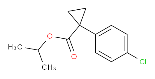isopropyl 1-(4-chlorophenyl)cyclopropanecarboxylate