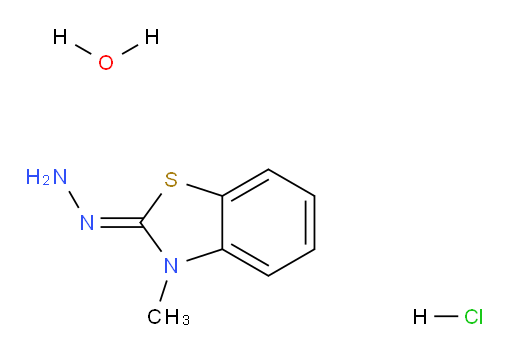 MBTH HCL;Phenol reagent hydrate;MBTH  hydrate  hydrochloride;MBTH Hydrochloride Sawicki's Reagent;3-METHYL-2-BENZOTHIAZOLINONE HYDRAZONE HCL;3-Methylbenzothiazol-2(3H)-one hydrazone sulfate;3-methyl-2-benzothiazolinone hydrazone hcl hydrat;3-METHYLBENZOTHIAZOL-2-ONE HYDRAZONE HYDROCHLORIDE;3-METHYL-2-BENZOTHIAZOLINONE HYDRAZONE HYDROCHLORIDE;3-METHYL-2-BENZOTHIAZOLINONE HYDRAZONE*H YDROCHLORID