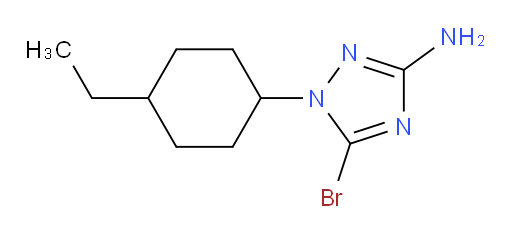 5-bromo-1-(4-ethylcyclohexyl)-1H-1,2,4-triazol-3-amine