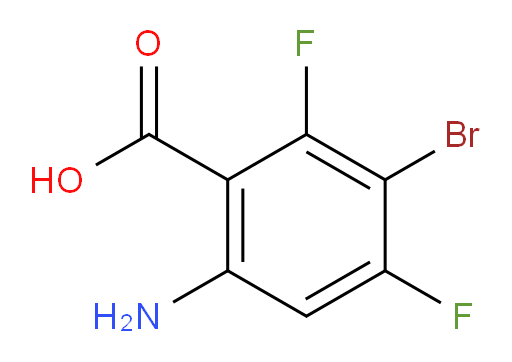 6-amino-3-bromo-2,4-difluorobenzoic acid